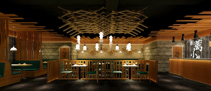 餐飲門(mén)店裝修設計效果圖—案例賞析